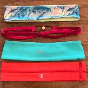 Set of 4 Lululemon/Ivivva Headbands